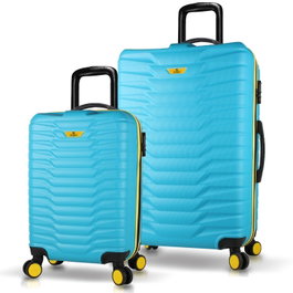 Zoozie Bags Juego de Maletas Turquesa de 2 Piezas